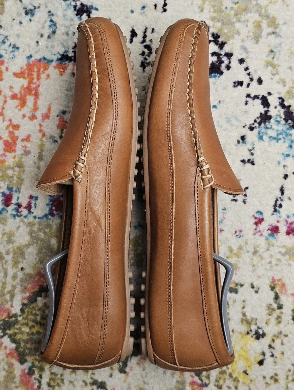 Allen Edmonds Interstate 90 Mens Shoes Size 15 Brown Leather Loafer Slip On